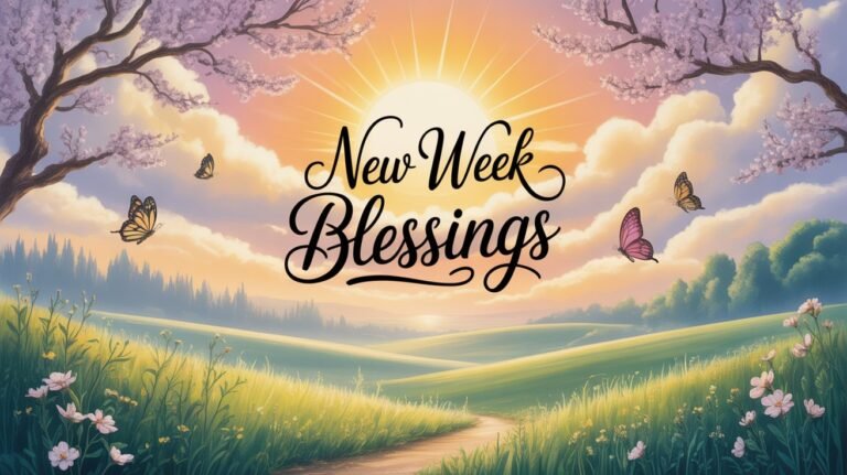 109+ New Week Blessings for Morning Inspiration, Prayers, and Quotes