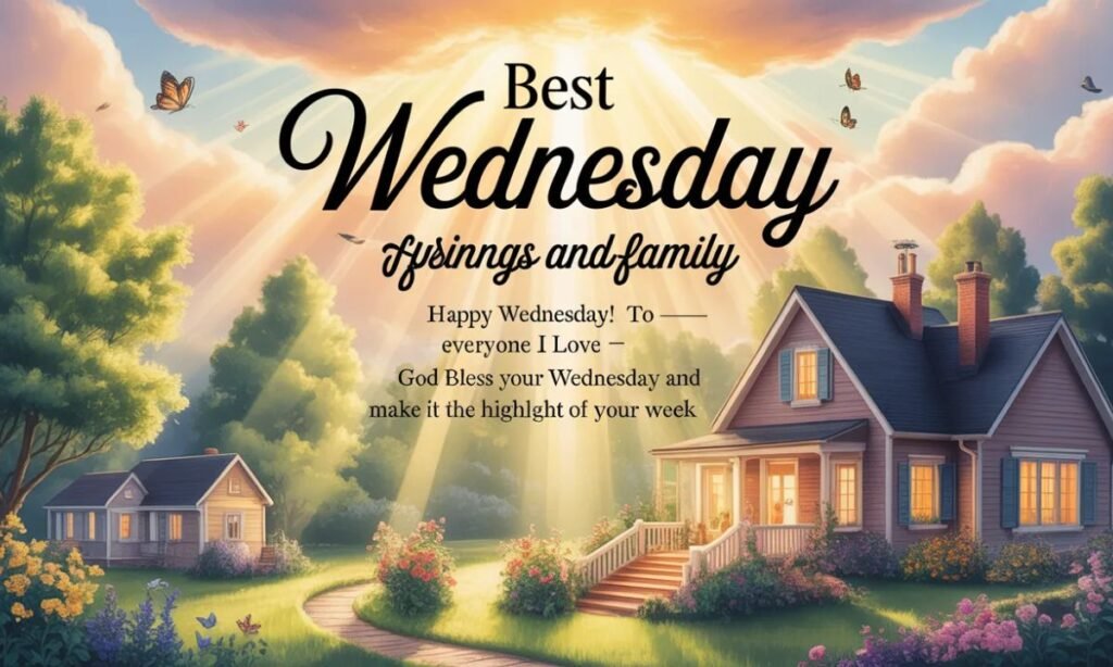 Best Wednesday Blessings and Wishes for Friends and Family