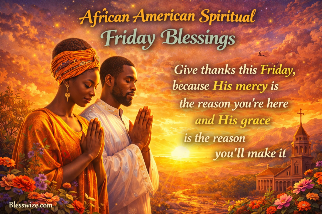 African American Spiritual Friday Blessings