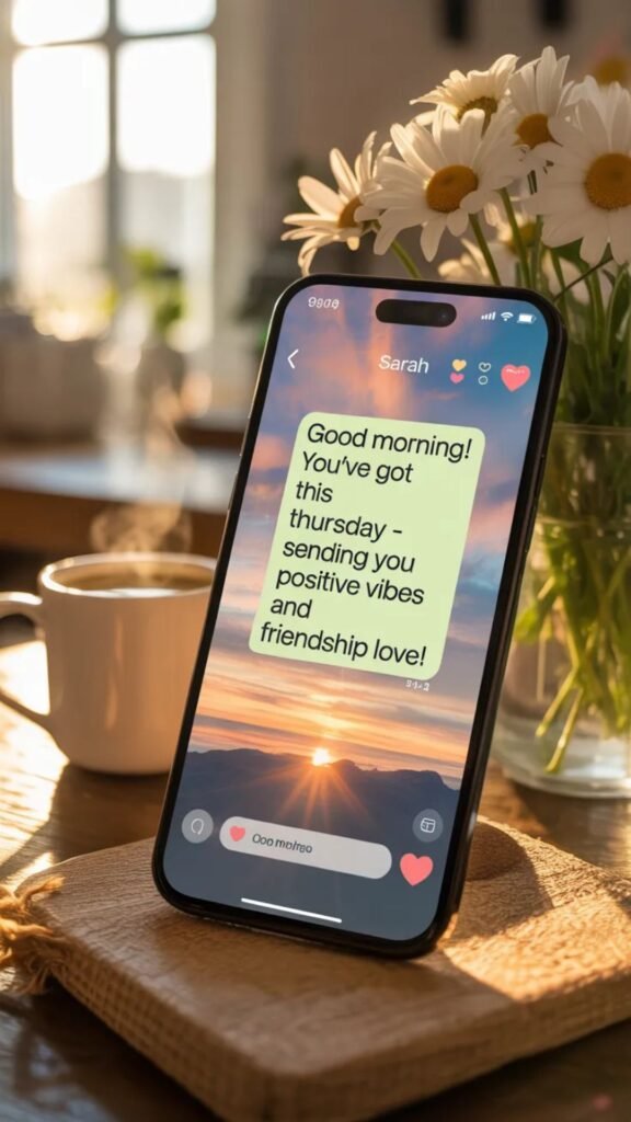 Encouraging Thursday Morning Texts for Friends
