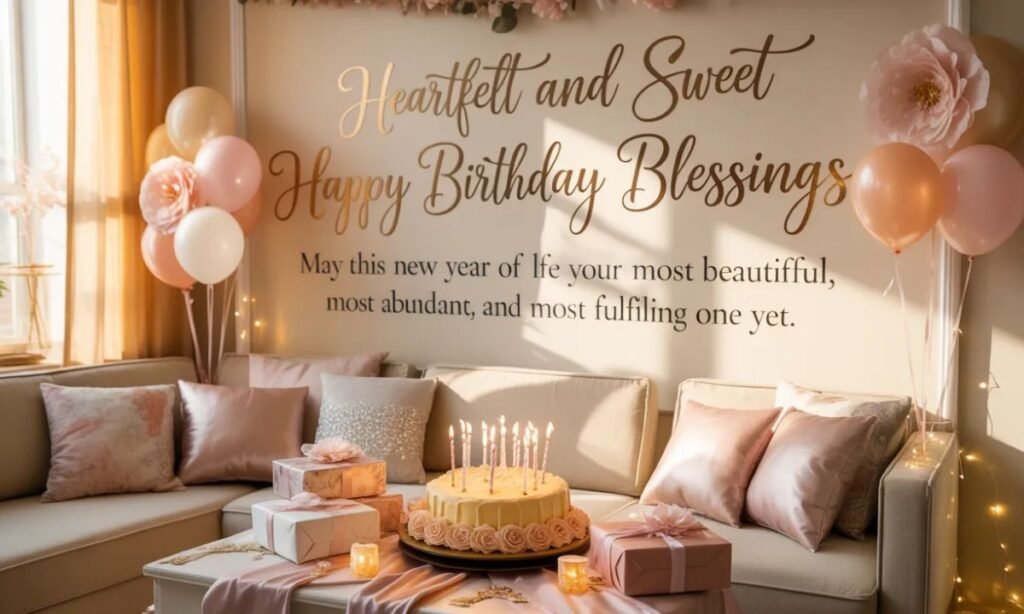 Heartfelt and Sweet Happy Birthday Blessings