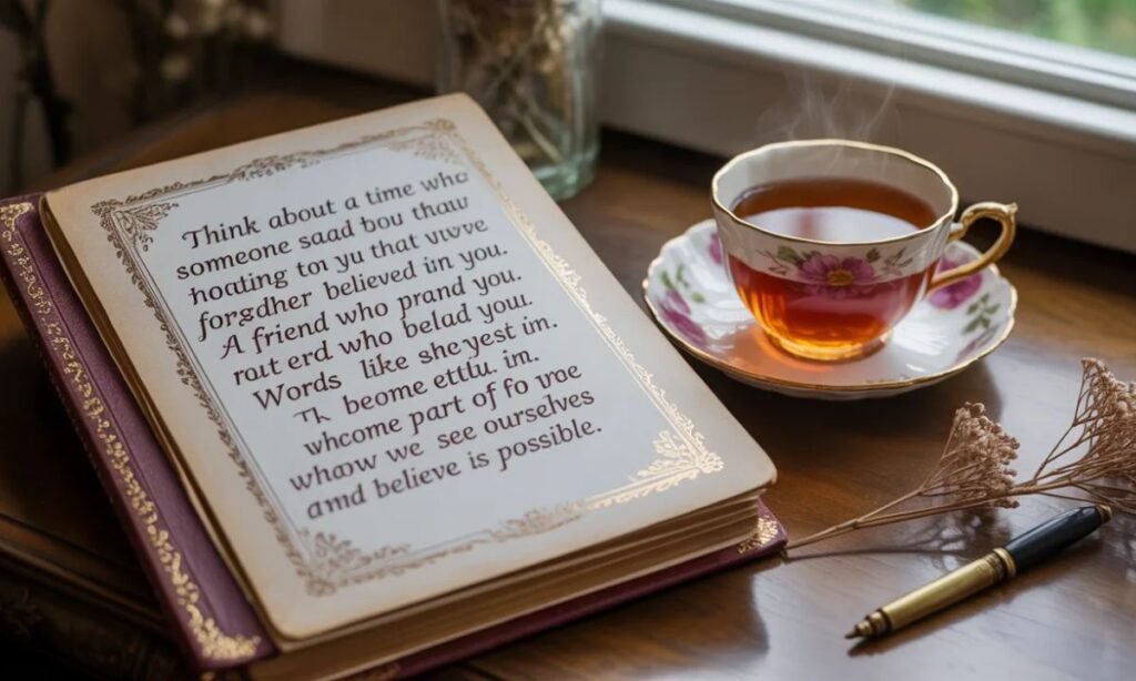 How Blessing Words Bring Peace and Strength to Someone's Day