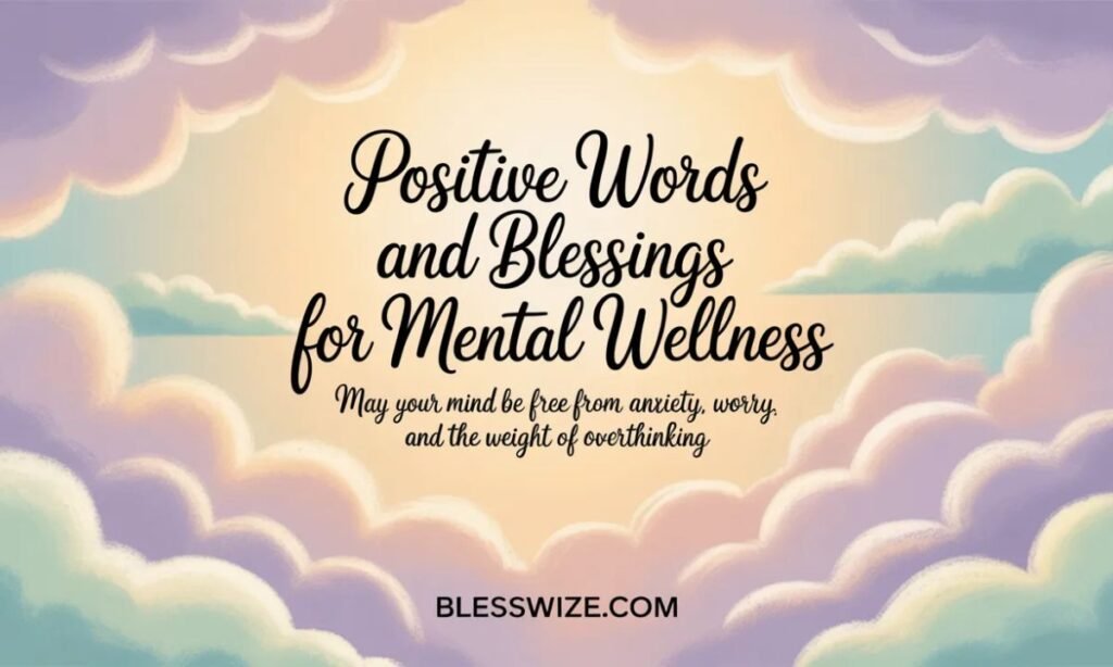 Positive Words and Blessings for Mental Wellness