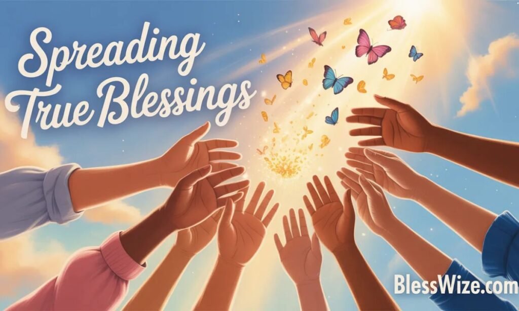 Spreading True Blessings Share, Inspire, Uplift