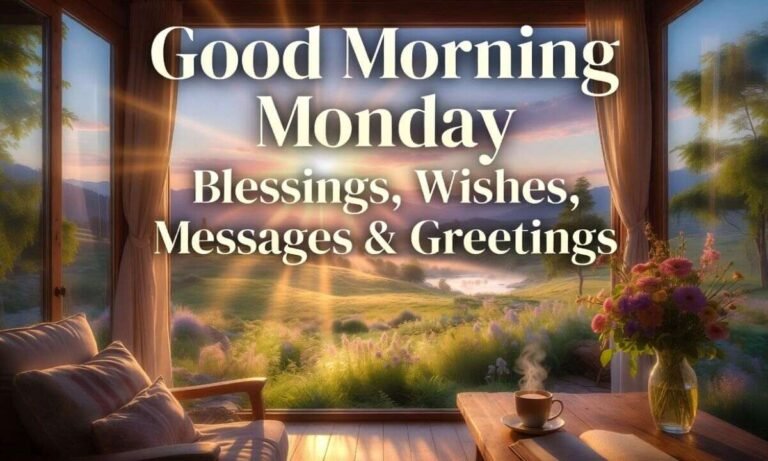 111+ Good Morning Monday Blessings, Wishes, Messages & Greetings