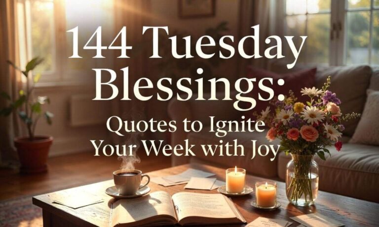 144 Tuesday Blessings: Quotes to Ignite Your Week with Joy