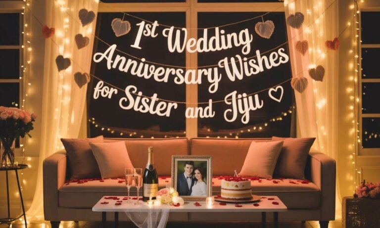 155 + 1st Wedding Anniversary Wishes for Sister and Jiju
