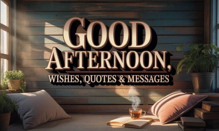 210+ Good Afternoon Wishes, Quotes & Messages