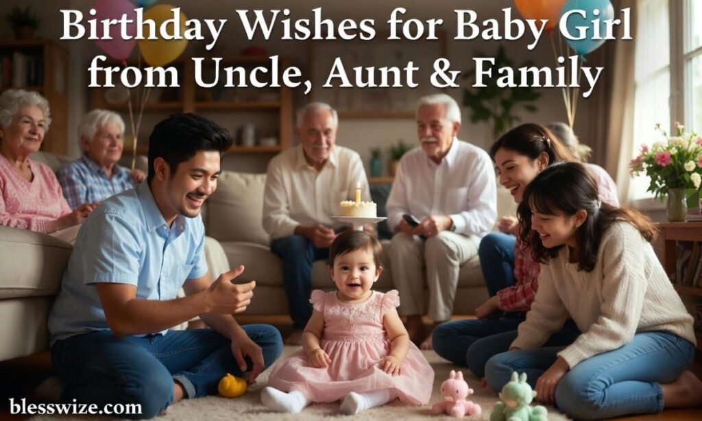 Birthday Wishes for Baby Girl from Uncle, Aunt and Family