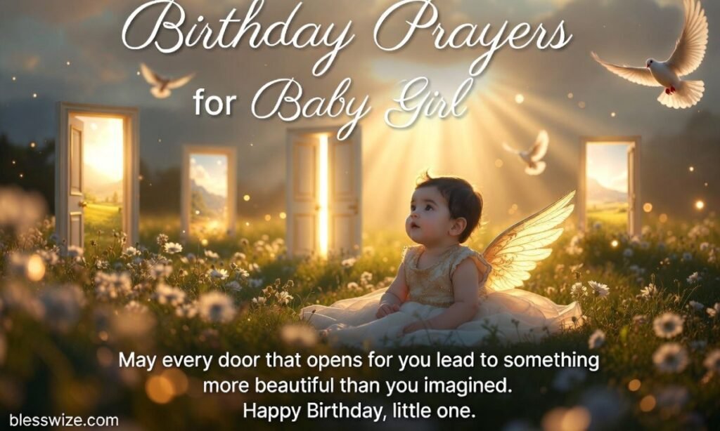 Blessing-Filled Heart Touching Birthday Prayers for Baby Girl