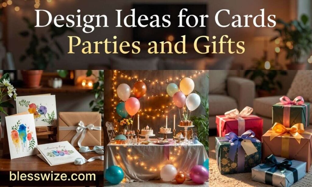 Design Ideas for Cards Parties and Gifts
