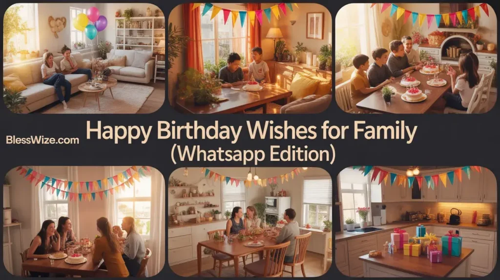 Happy Birthday Wishes for Family