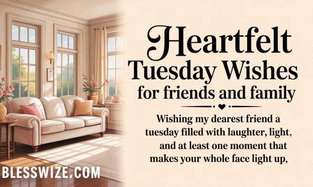 Heartfelt Tuesday Wishes for Friends and Family
