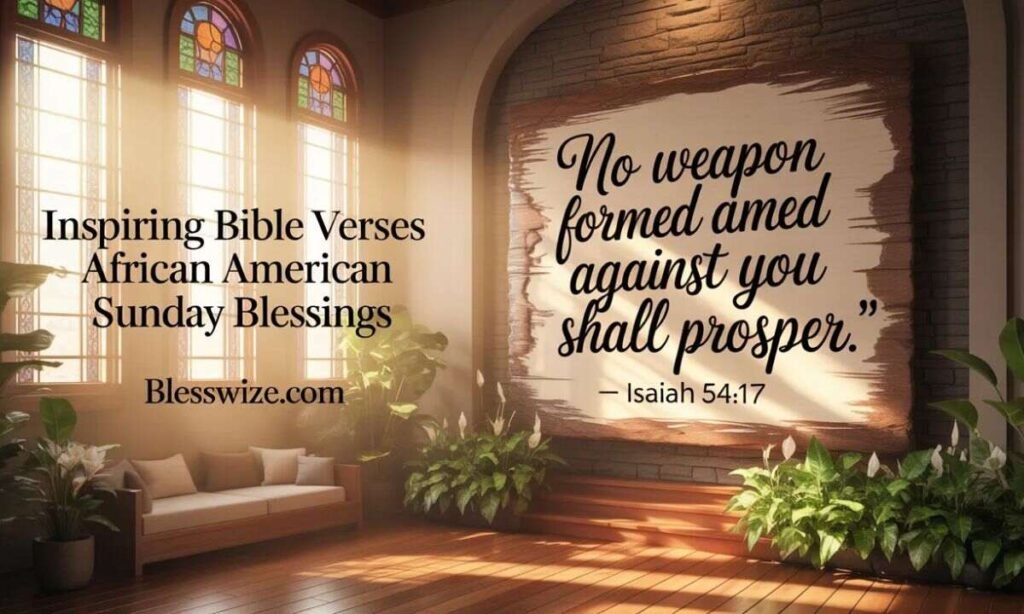Inspiring Bible Verses African American Sunday Blessings
