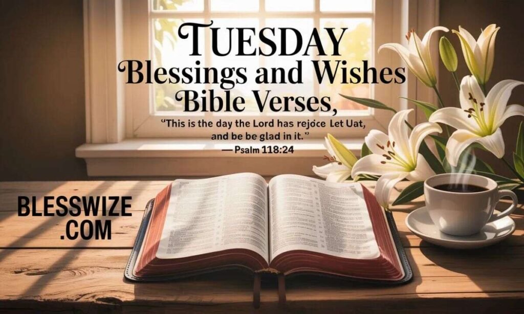 Morning Tuesday Blessings and Wishes Bible Verses
