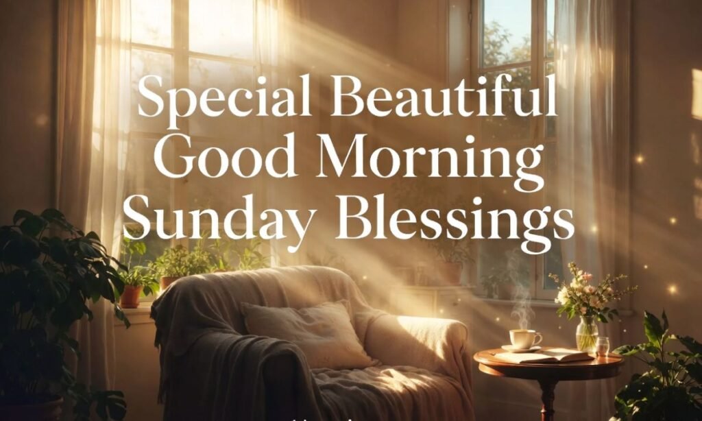 Special Beautiful Good Morning Sunday Blessings
