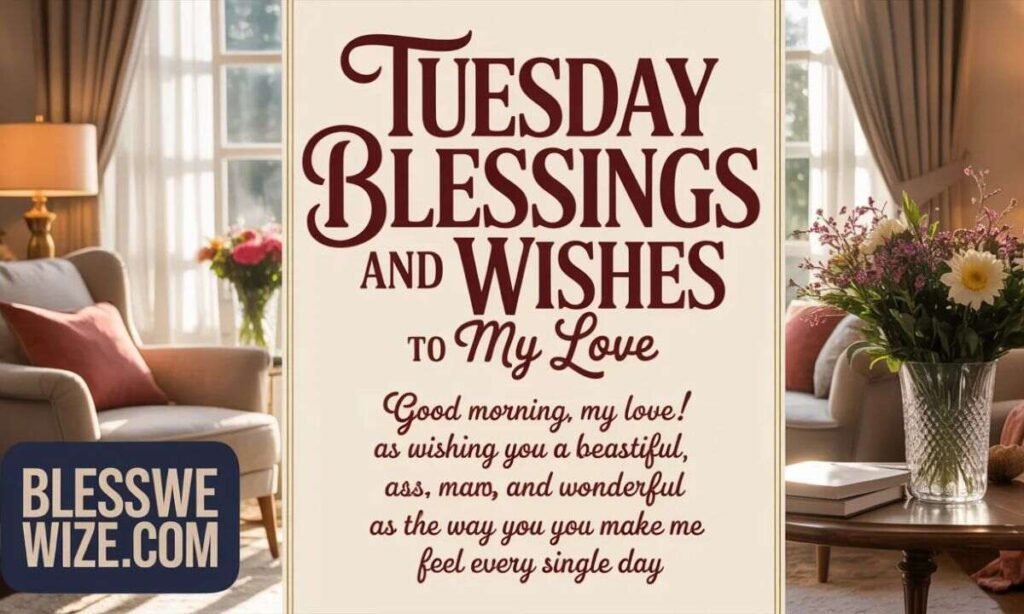Tuesday Blessings and Wishes to my love