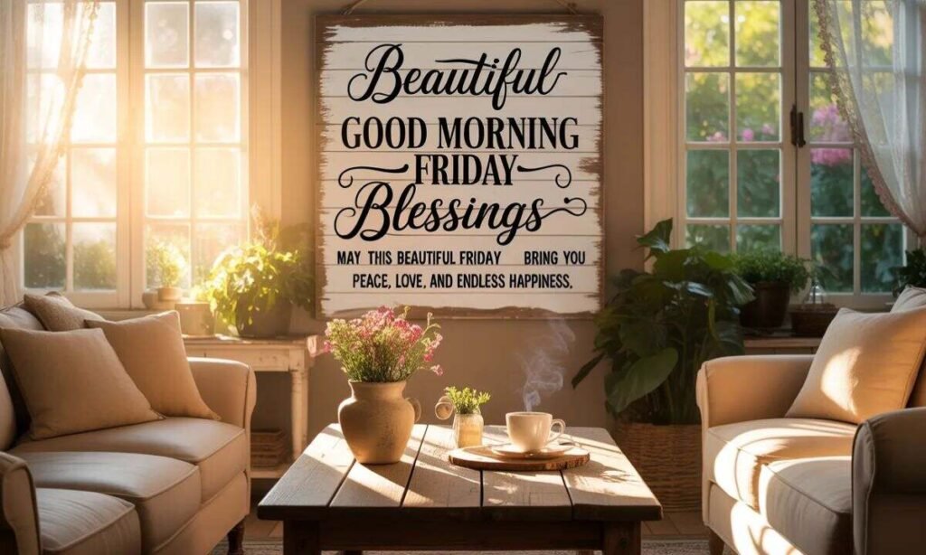 Beautiful Good Morning Friday Blessings to Start Your Day