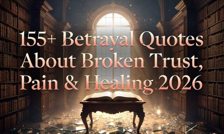 155+ Betrayal Quotes About Broken Trust, Pain & Healing 2026