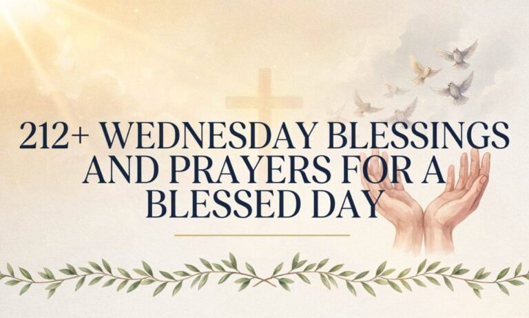 212+ Wednesday Blessings and Prayers for a Blessed Day