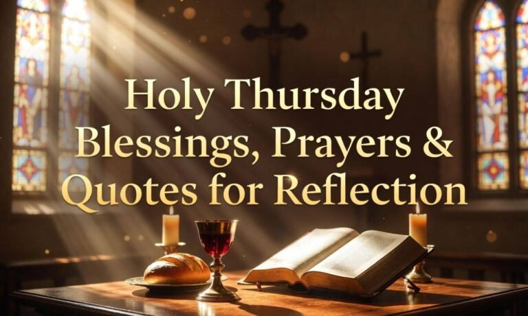 215+ Holy Thursday Blessings, Prayers & Quotes for Reflection