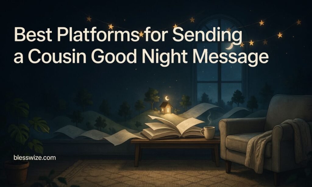 Best Platforms for Sending a Cousin Good Night Message