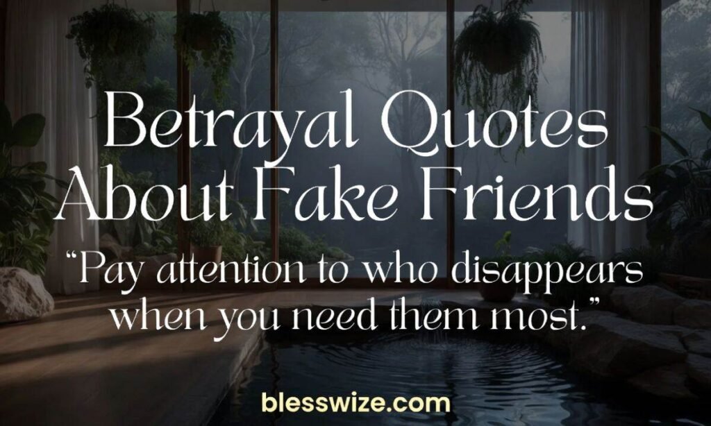 Betrayal Quotes About Fake Friends