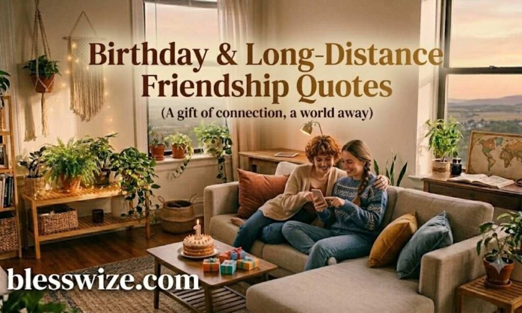 Birthday & Long-Distance Friendship Quotes