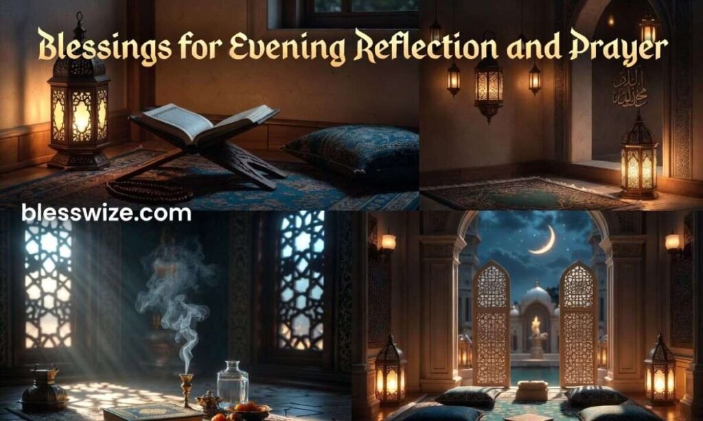 Blessings for Evening Reflection and Prayer