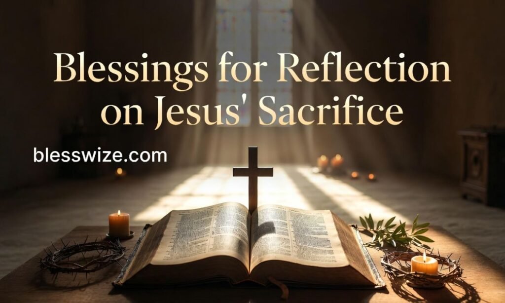 Blessings for Reflection on Jesus' Sacrifice
