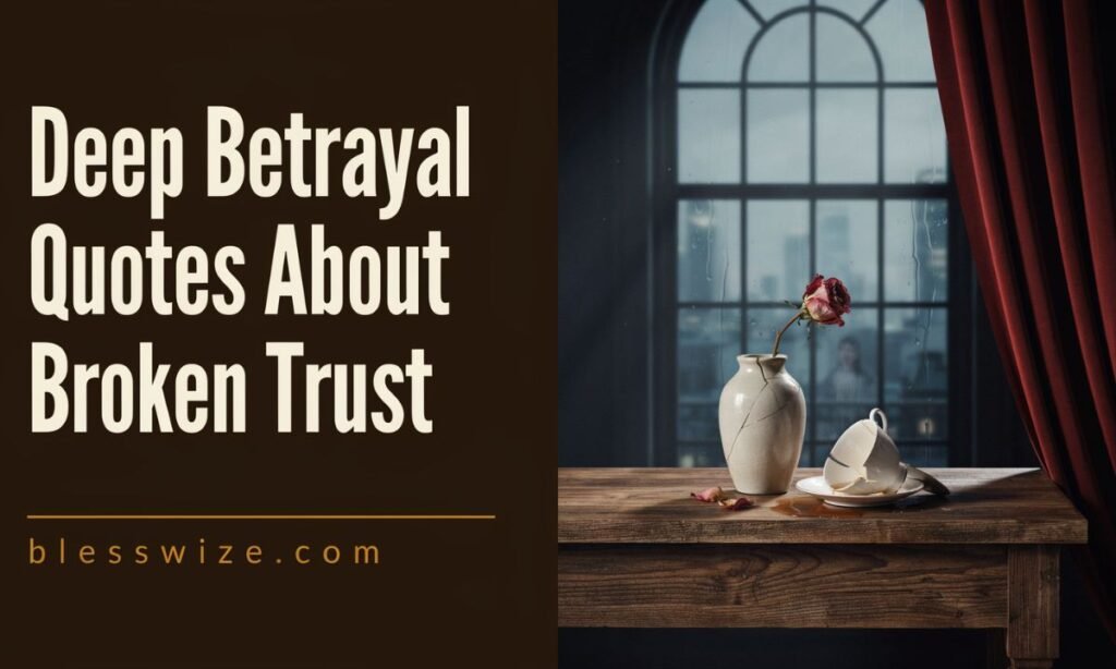 Deep Betrayal Quotes About Broken Trust