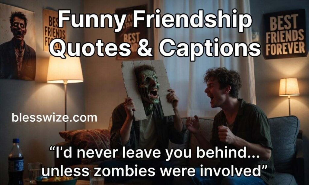 Funny Friendship Quotes & Captions