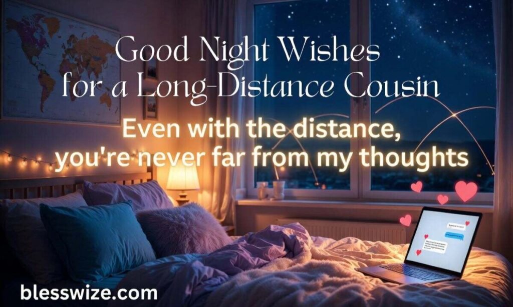 Good Night Wishes for a Long-Distance Cousin