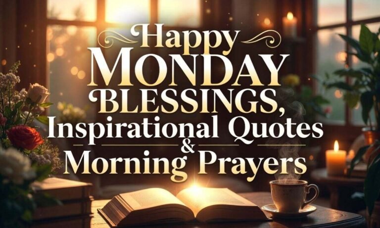 160+ Happy Monday Blessings, Inspirational Quotes & Morning Prayers