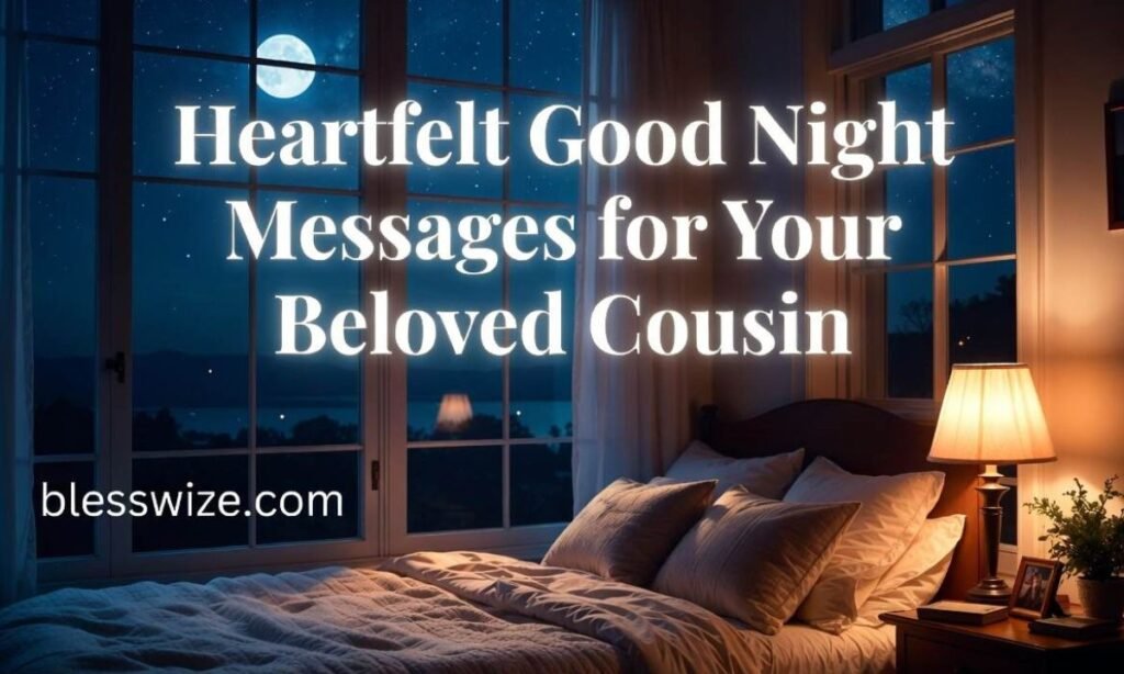 Heartfelt Good Night Messages for Your Beloved Cousin