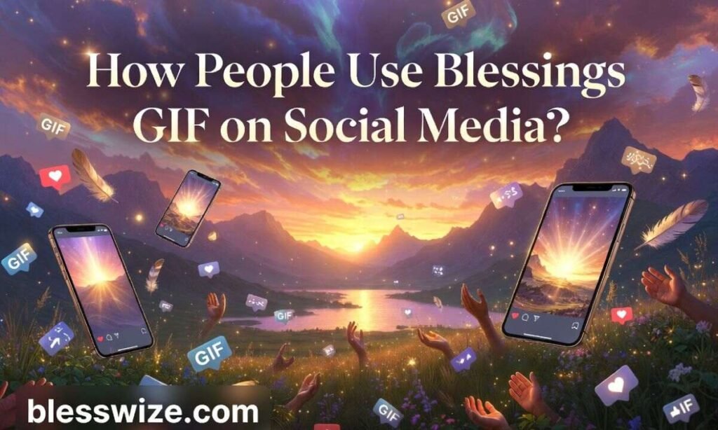 How People Use Blessings GIF on Social Media?