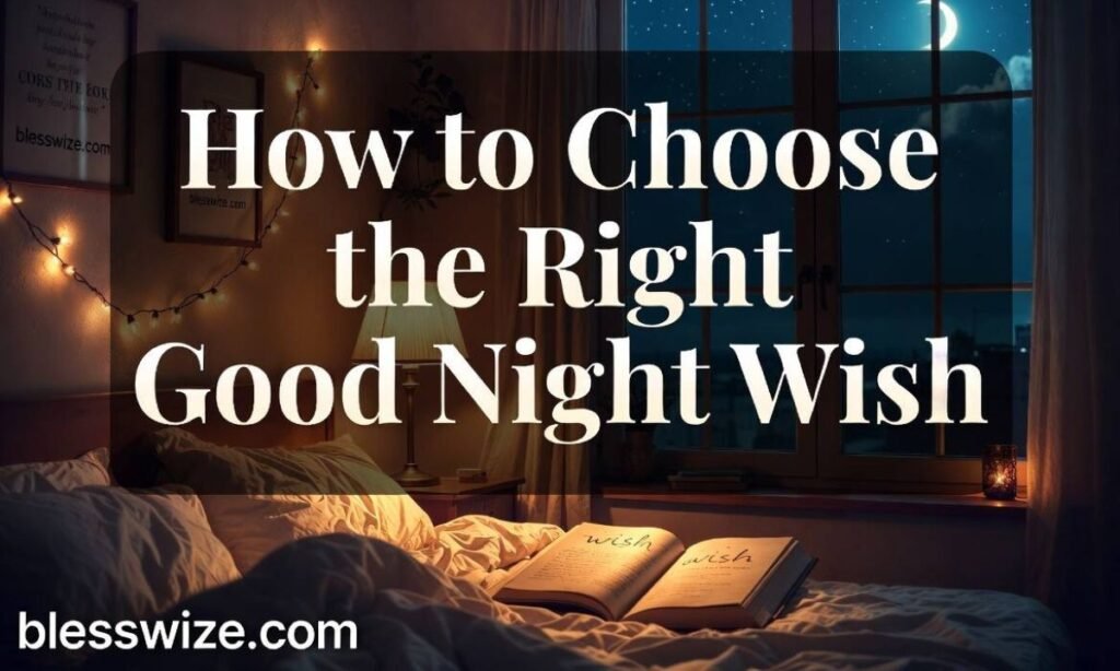 How to Choose the Right Good Night Wish