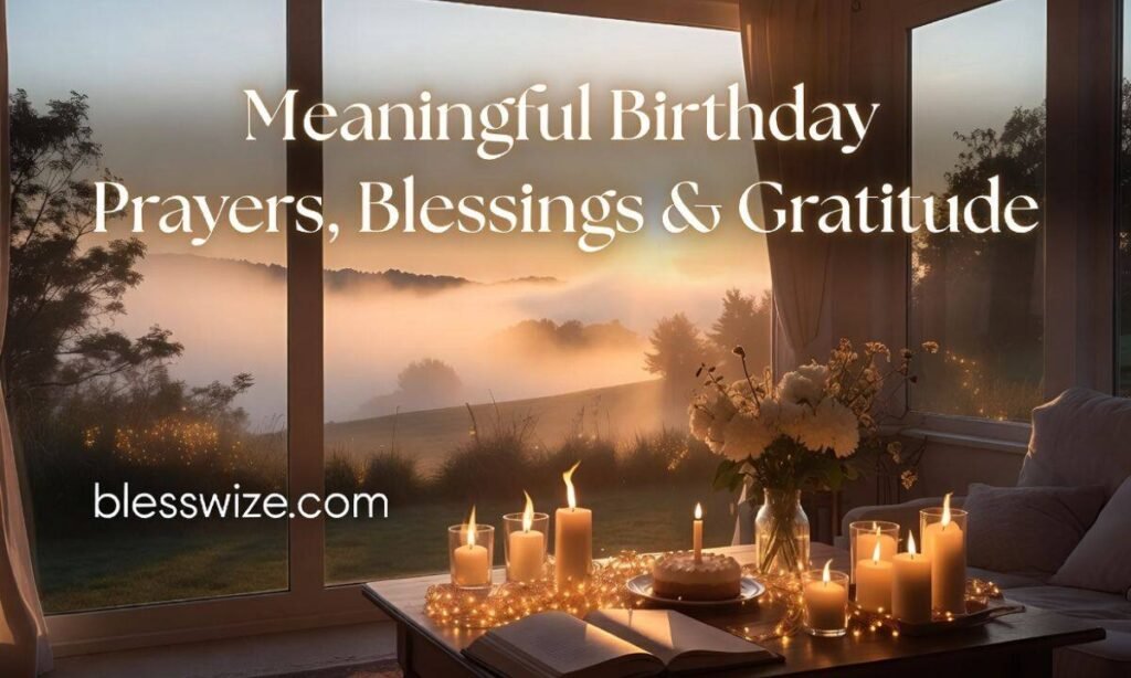 Meaningful Birthday Prayers, Blessings & Gratitude
