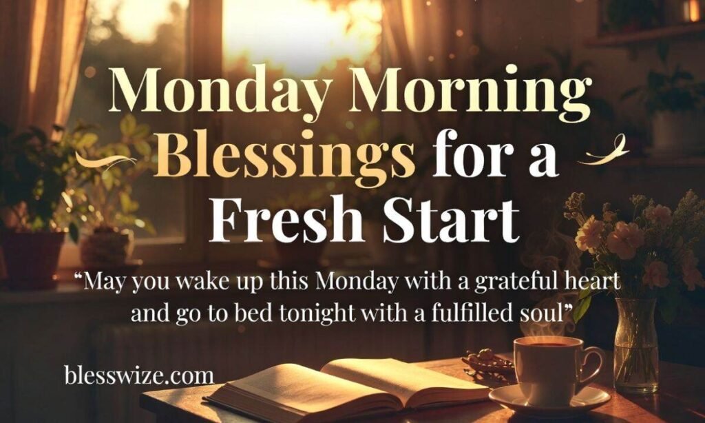Monday Morning Blessings for a Fresh Start