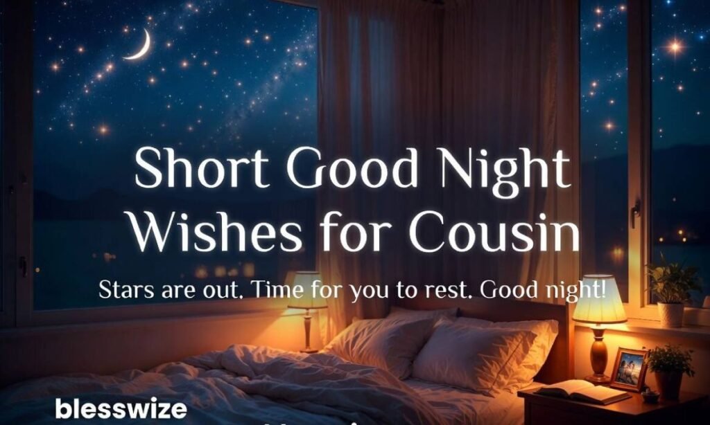 Short Good Night Wishes for Cousin
