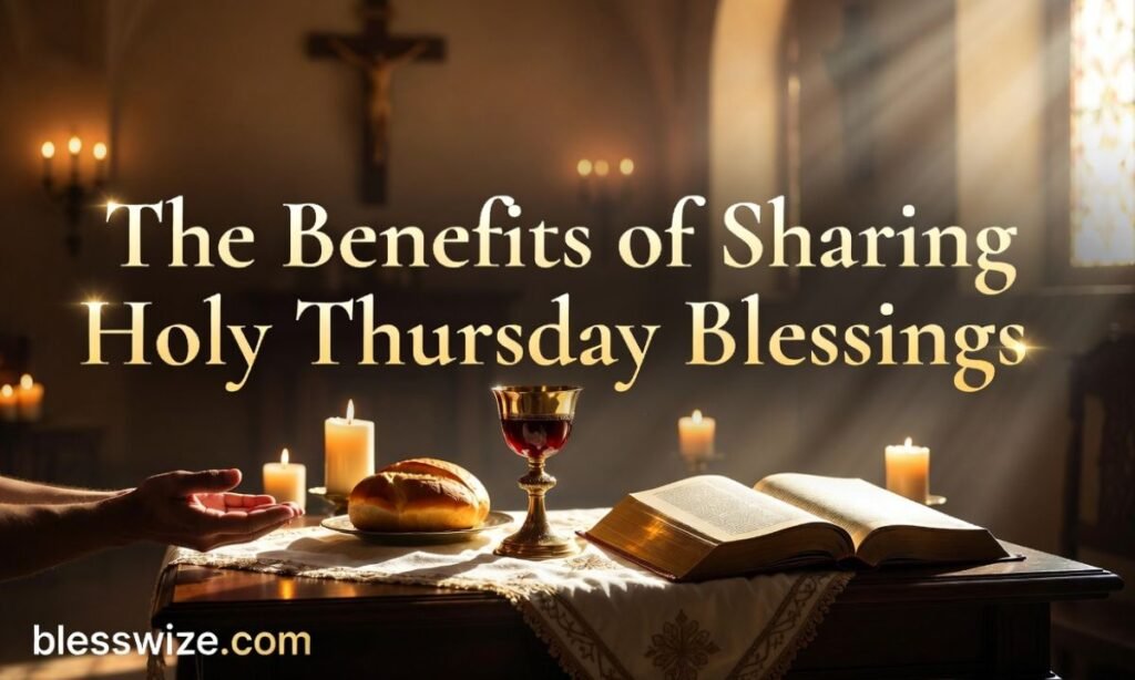 The Benefits of Sharing Holy Thursday Blessings