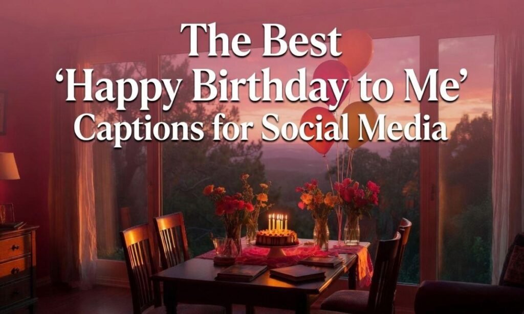 The Best "Happy Birthday to Me" Captions for Social Media