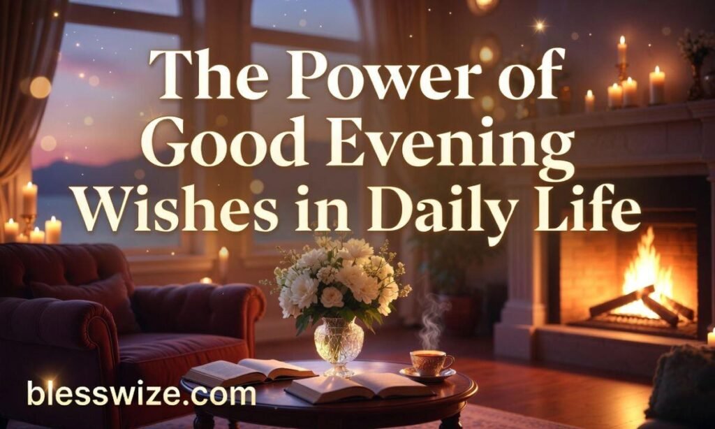 The Power of Good Evening Wishes in Daily Life