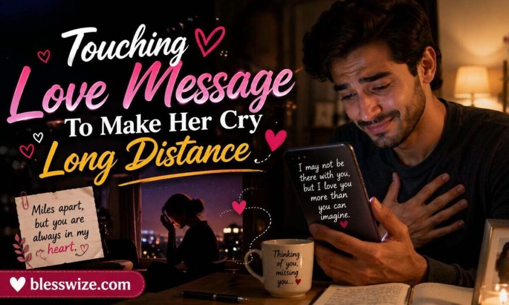 Touching Love Message To Make Her Cry Long Distance