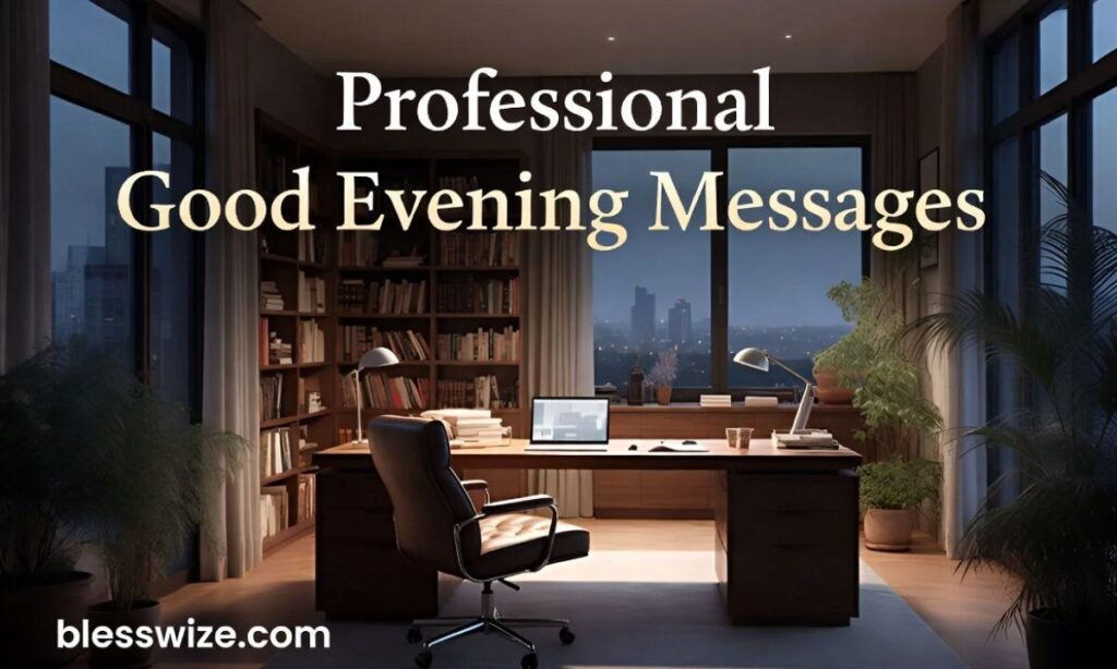 Professional Good Evening Messages