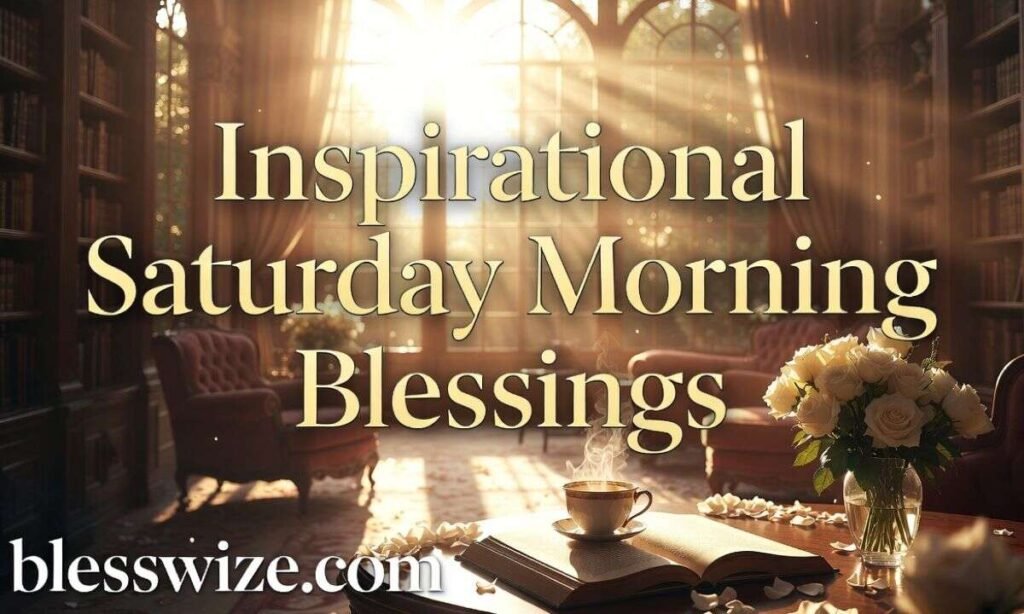 Inspirational Saturday Morning Blessings