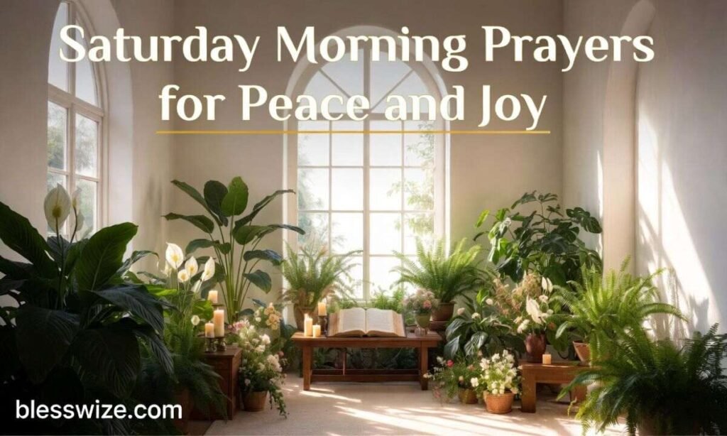 Saturday Morning Prayers for Peace and Joy