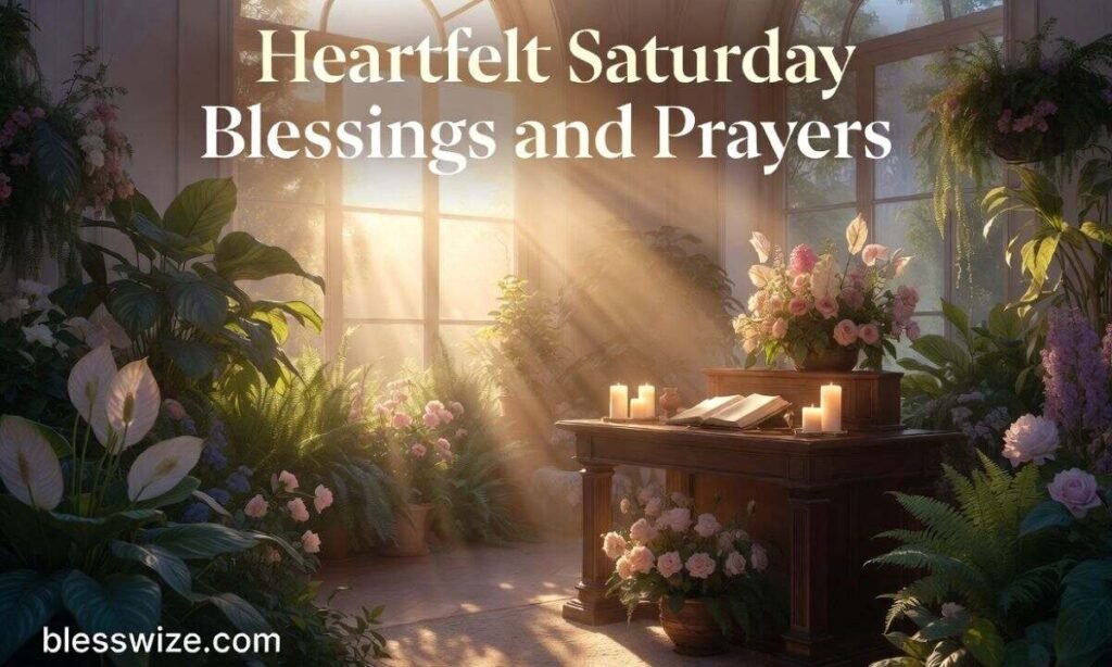 Heartfelt Saturday Blessings and Prayers