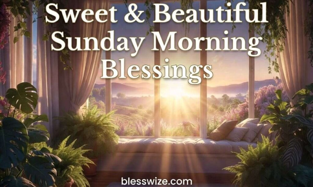 Sweet & Beautiful Sunday Morning Blessings