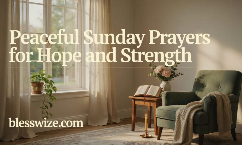 Peaceful Sunday Prayers for Hope and Strength